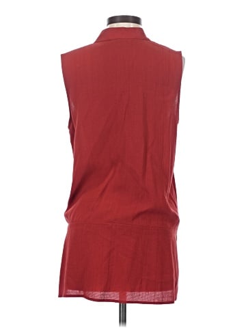 Diane von Furstenberg Sleeveless Button-Down Shirt (view 2)