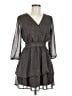 Mimi Chica Polka Dots Gray Casual Dress Size M - photo 1