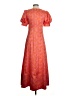 Cinq à Sept 100% Polyester Paisley Orange Casual Dress Size 4 - photo 2