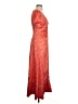 Cinq à Sept 100% Polyester Paisley Orange Casual Dress Size 4 - photo 4