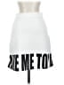 ASOS Graphic White Casual Skirt Size 2 - photo 1