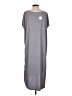 Double Zero Solid Gray Casual Dress Size S - photo 2