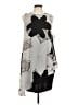 Ignite 100% Polyester Graphic Gray Cocktail Dress Size 6 - photo 1