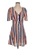 Shein 100% Polyester Stripes Blue Casual Dress Size S - photo 1