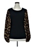 Shein Curve 100% Polyester Black Long Sleeve Blouse Size 16 Plus (2) - photo 1