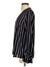 Three Eighty Two 100% Polyester Stripes Black Long Sleeve Blouse Size S - photo 5