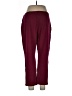 Chico's Solid Burgundy Active Pants Size Lg (2.5) - photo 2