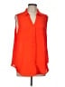 Torrid 100% Polyester Orange Sleeveless Blouse Size Lg Plus (0) - photo 1