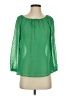 Cynthia Rowley Green 3/4 Sleeve Blouse Size XS - photo 1