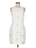 Fable 100% Polyester Stars Ivory Cocktail Dress Size M - photo 1