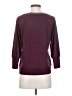 Tiny Floral Burgundy 3/4 Sleeve Top Size S - photo 2