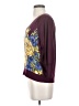 Tiny Floral Burgundy 3/4 Sleeve Top Size S - photo 5