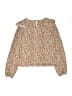 Zara Brown Red Long Sleeve Blouse Size 13 - 14 - photo 2