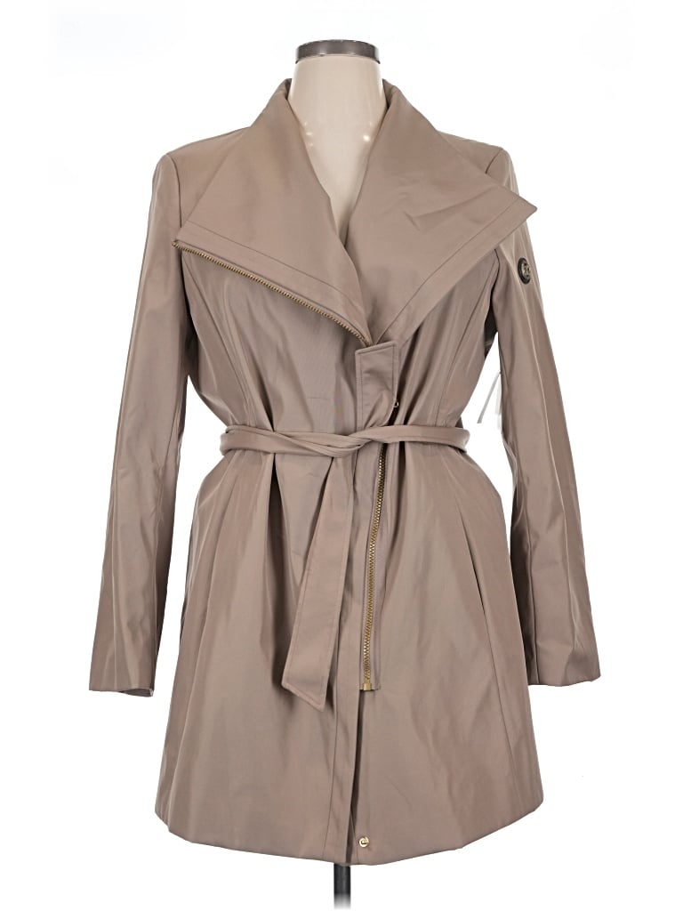 Pre-owned Calvin Klein Trenchcoat In Tan