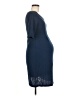 Rosie Pope Blue Casual Dress Size Med Maternity - photo 4