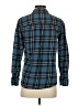 Jack Wills 100% Cotton Plaid Blue Long Sleeve Button-Down Shirt Size 4 - photo 2