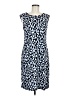Apt. 9 Animal Print Blue Black Casual Dress Size M - photo 1