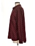 Premise Studio 100% Polyester Polka Dots Burgundy Long Sleeve Blouse Size M - photo 5