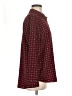 Premise Studio 100% Polyester Polka Dots Burgundy Long Sleeve Blouse Size M - photo 4