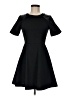 BCBGeneration Solid Black Cocktail Dress Size 6 - photo 1