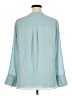Rose + Olive Teal Long Sleeve Blouse Size XL - photo 2