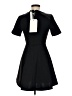 BCBGeneration Solid Black Cocktail Dress Size 6 - photo 2