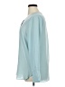 Rose + Olive Teal Long Sleeve Blouse Size XL - photo 5