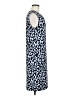 Apt. 9 Animal Print Blue Black Casual Dress Size M - photo 4