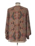 Adrienne Brown Long Sleeve Blouse Size L - photo 2