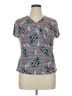 Talbots Gray Short Sleeve T-Shirt Size XL - photo 1