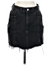 WARP + WEFT Black Denim Skirt Size 2 - photo 1