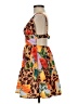 Shein Tropical Orange Cocktail Dress Size 2 - photo 5