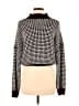 Cloud Ten 100% Acrylic Houndstooth Black Turtleneck Sweater Size M - photo 2