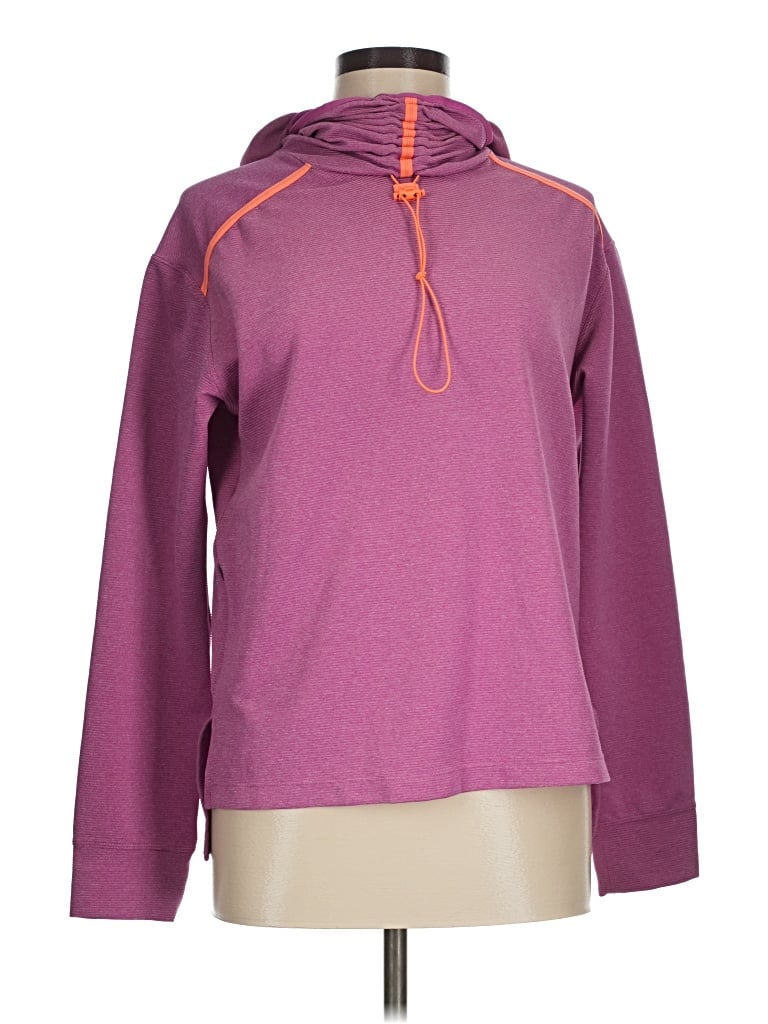 Pre-owned New Balance Fleece Jacket In Purple