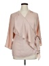 Mark Zunino 100% Polyester Pink 3/4 Sleeve Blouse Size XL - photo 1