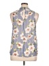 Cleo 100% Polyester Blue Sleeveless Blouse Size XL - photo 2