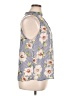 Cleo 100% Polyester Blue Sleeveless Blouse Size XL - photo 4