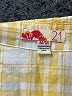 Forever 21 100% Cotton Plaid Yellow 3/4 Sleeve Button-Down Shirt Size M - photo 7