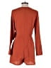 ASOS 100% Polyester Solid Brown Romper Size 8 - photo 2