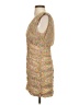 Zara 100% Polyester Tweed Tan Cocktail Dress Size S - photo 5