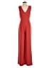 Antonio Melani 100% Polyester Solid Red Jumpsuit Size 0 - photo 2