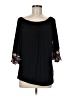 Leebe Black 3/4 Sleeve Blouse Size M - photo 1