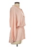 Melissa McCarthy Seven7 Pink Long Sleeve Blouse Size L - photo 4