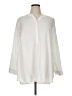Intro 100% Lyocell Ivory Long Sleeve Blouse Size 1X - photo 1