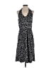 AB Studio Print Black Casual Dress Size 8 - photo 1