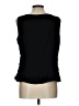 New Directions 100% Polyester Black Sleeveless Top Size L - photo 2