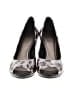Alex Marie Animal Print Gray Heels Size 6 1/2 - photo 2