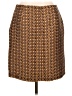 Ann Taylor LOFT 100% Polyester Houndstooth Brown Casual Skirt Size 10 - photo 2
