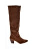 MICHAEL Michael Kors 100% Leather Brown Tan Boots Size 7 1/2 (estimated) - photo 1