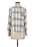 Pilcro Plaid Gray Long Sleeve Button-Down Shirt Size XXS - photo 1